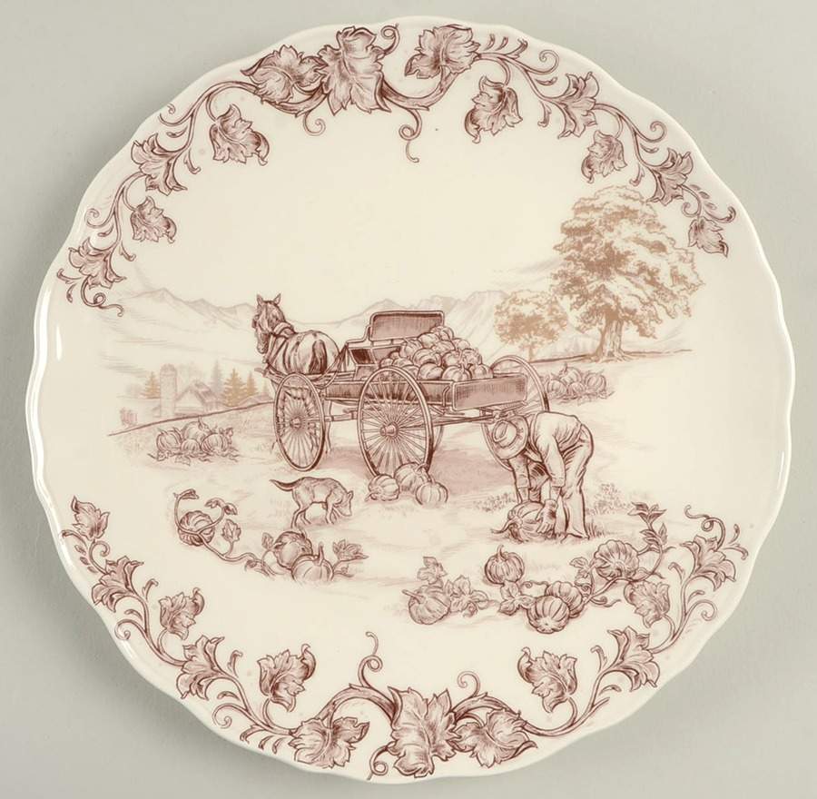 Harvest Village Salad Plate by Pier 1-1