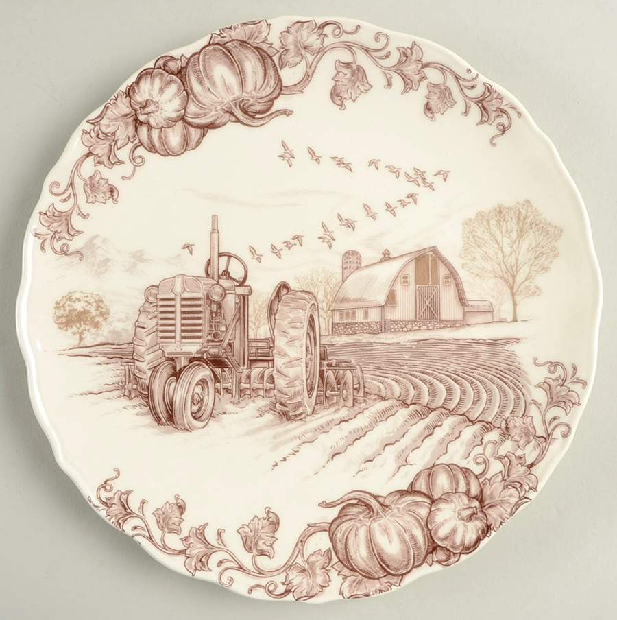Harvest Village Salad Plate by Pier 1-1