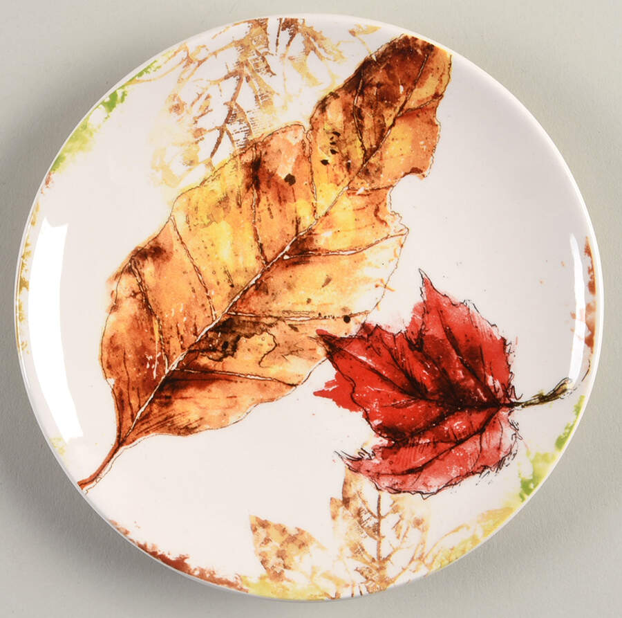 Wildwood Leaves Appetizer Plate by Pier 1-1