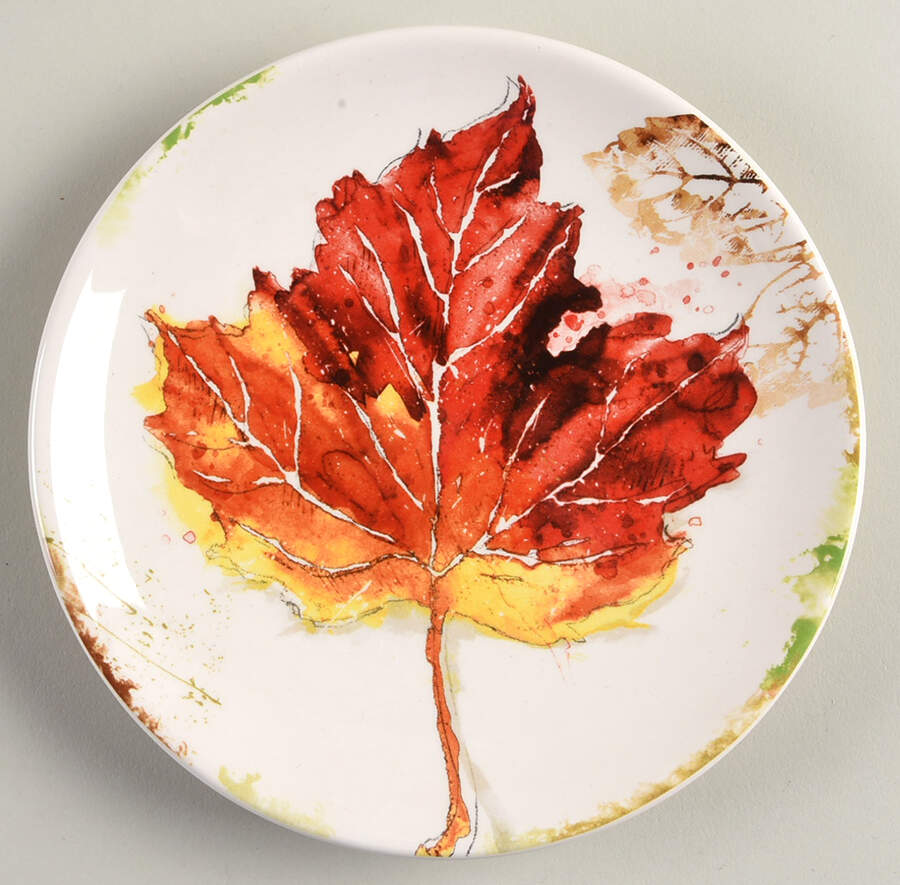 Wildwood Leaves Appetizer Plate by Pier 1-1