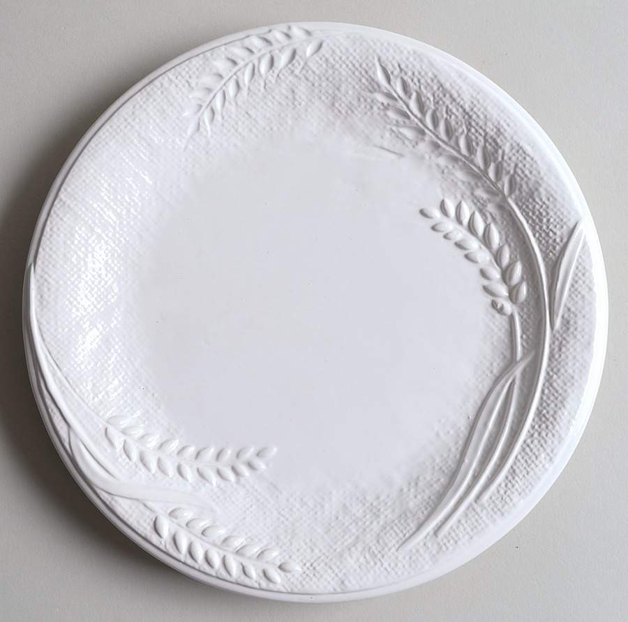 Harvest Wheat White Salad Plate by Pier 1-1