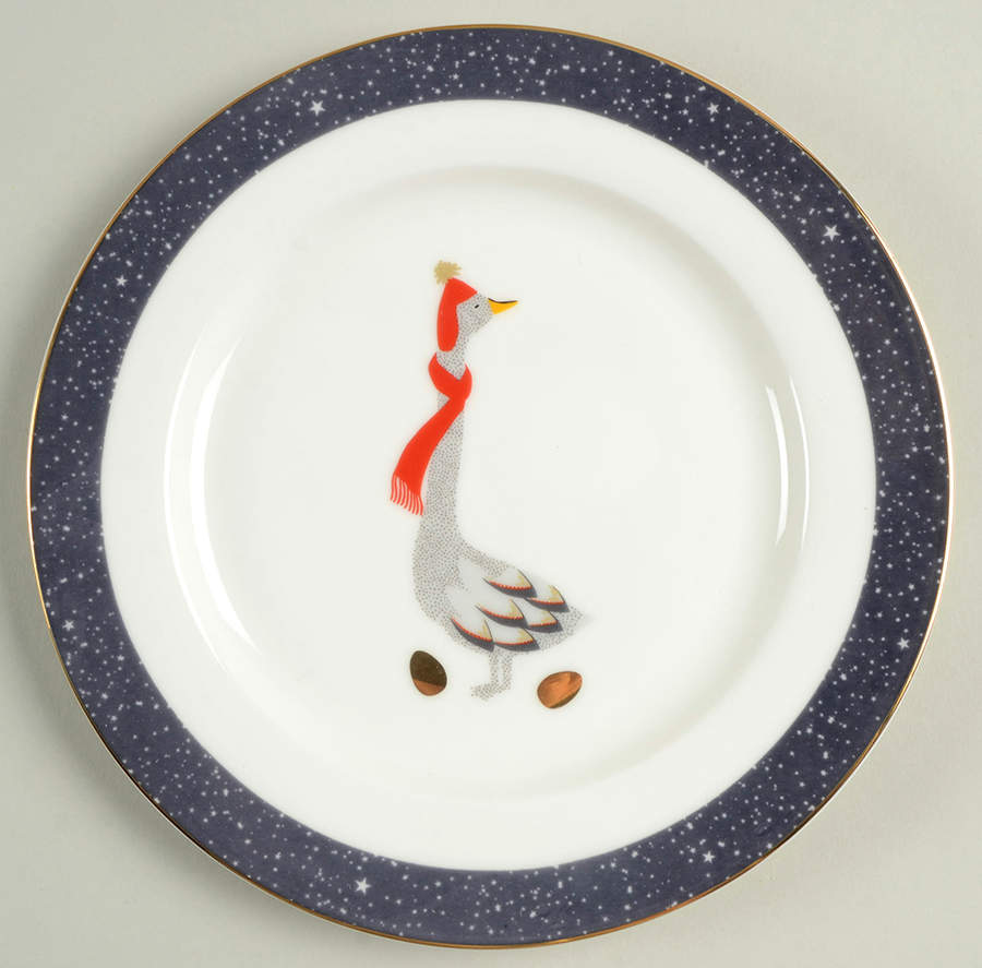 Geese Salad/Dessert Plate by Portmeirion-1