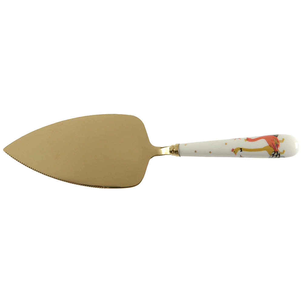 Geese Pie & Cake Server with Gold Plated Blade by Portmeirion-1