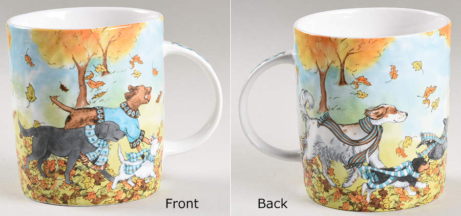 Park Bench Pups Mug by Pier 1-1
