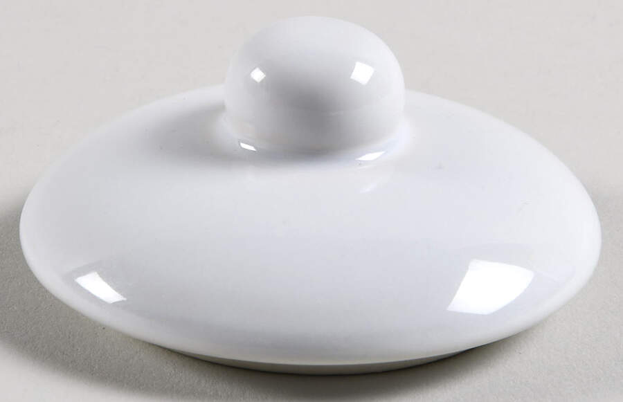 Emma True White Lid for Sugar Bowl by Pottery Barn China-1