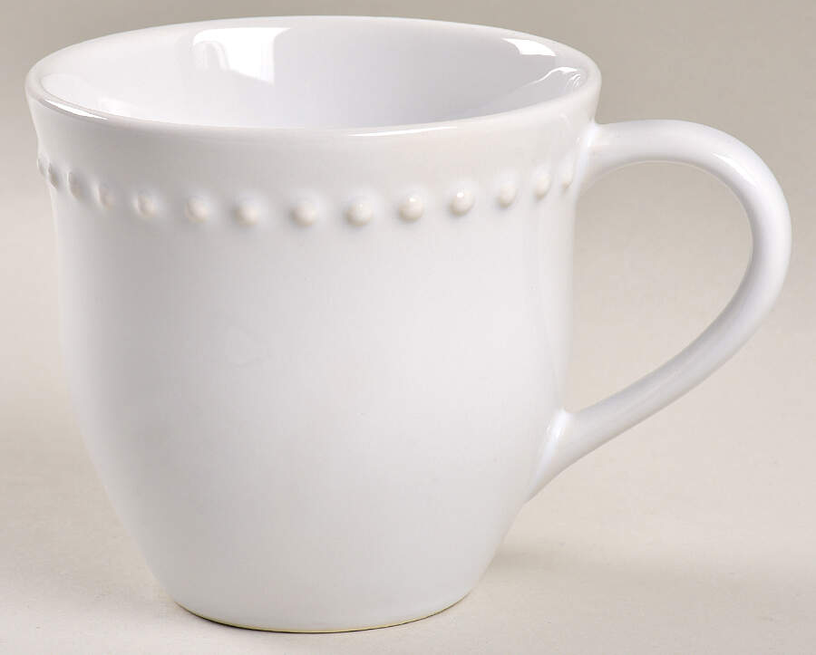 Emma True White Mug by Pottery Barn China-1
