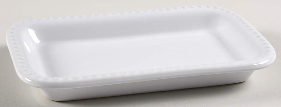 Emma True White 1/4 Lb Butter No Lid by Pottery Barn China-1