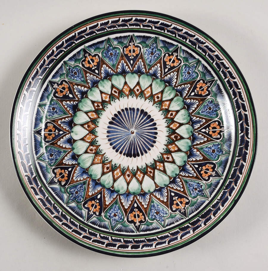 Mezze Blue Salad Plate by Pottery Barn China-1