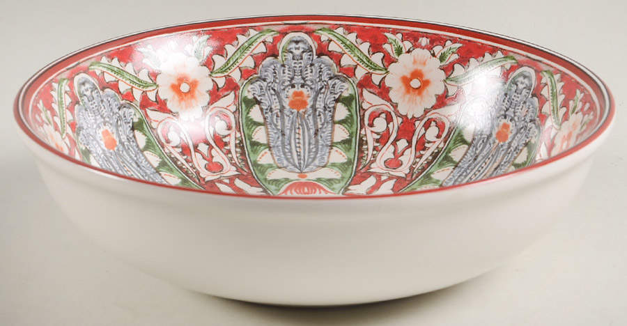 Mezze Red Soup/Cereal Bowl by Pottery Barn China-1