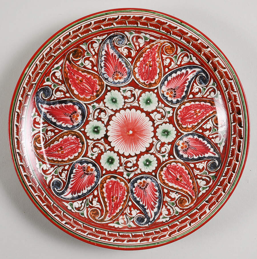 Mezze Red Salad Plate by Pottery Barn China-1