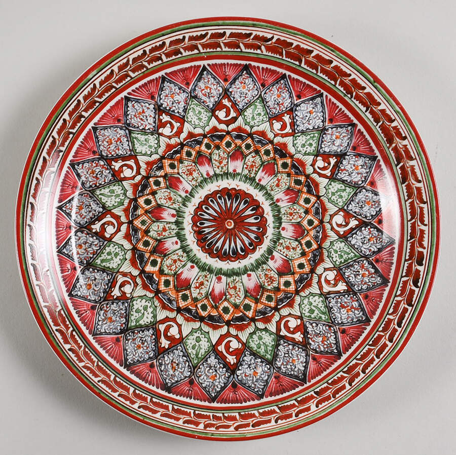 Mezze Red Salad Plate by Pottery Barn China-1