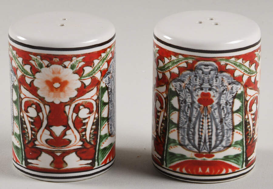 Mezze Red Salt & Pepper Set by Pottery Barn China-1