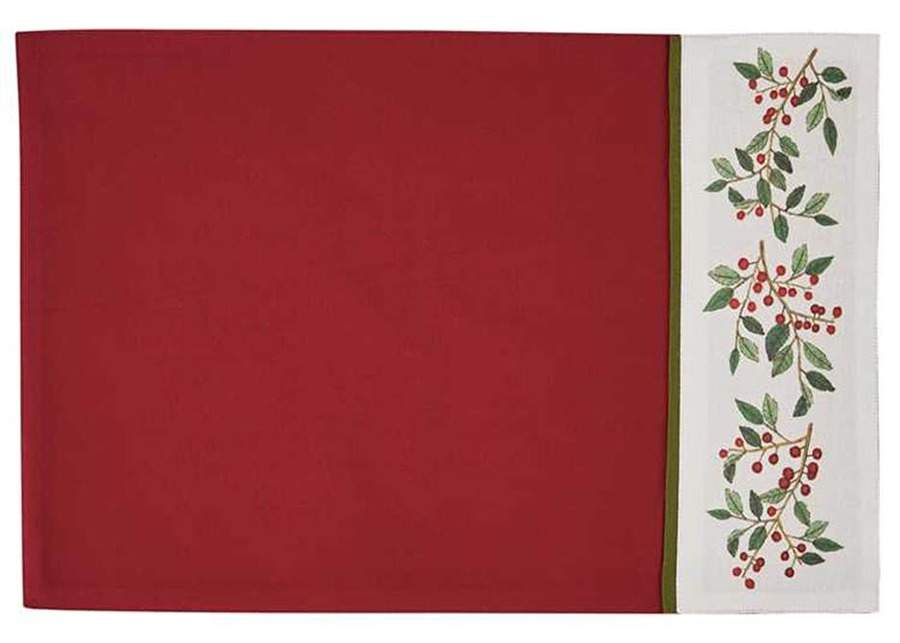 Simply Holly Cloth Placemat by Park Designs-1