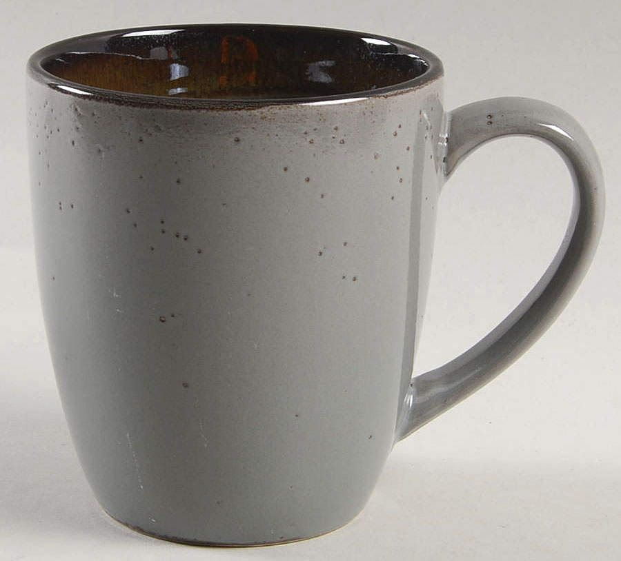 Monroe Gray Mug by Pfaltzgraff-1
