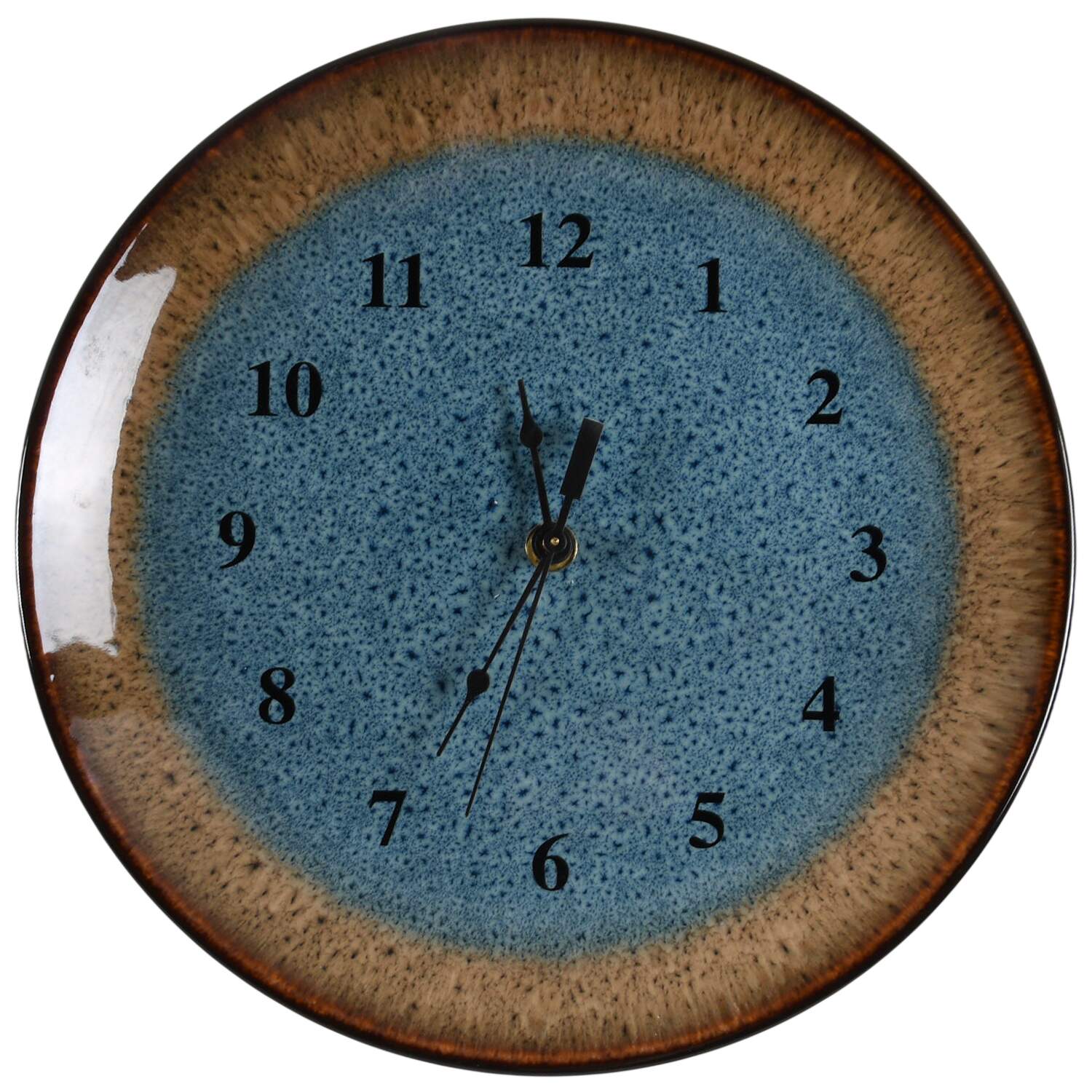 Monroe Blue 1-2" depth  Clock Plate HC by Pfaltzgraff-1