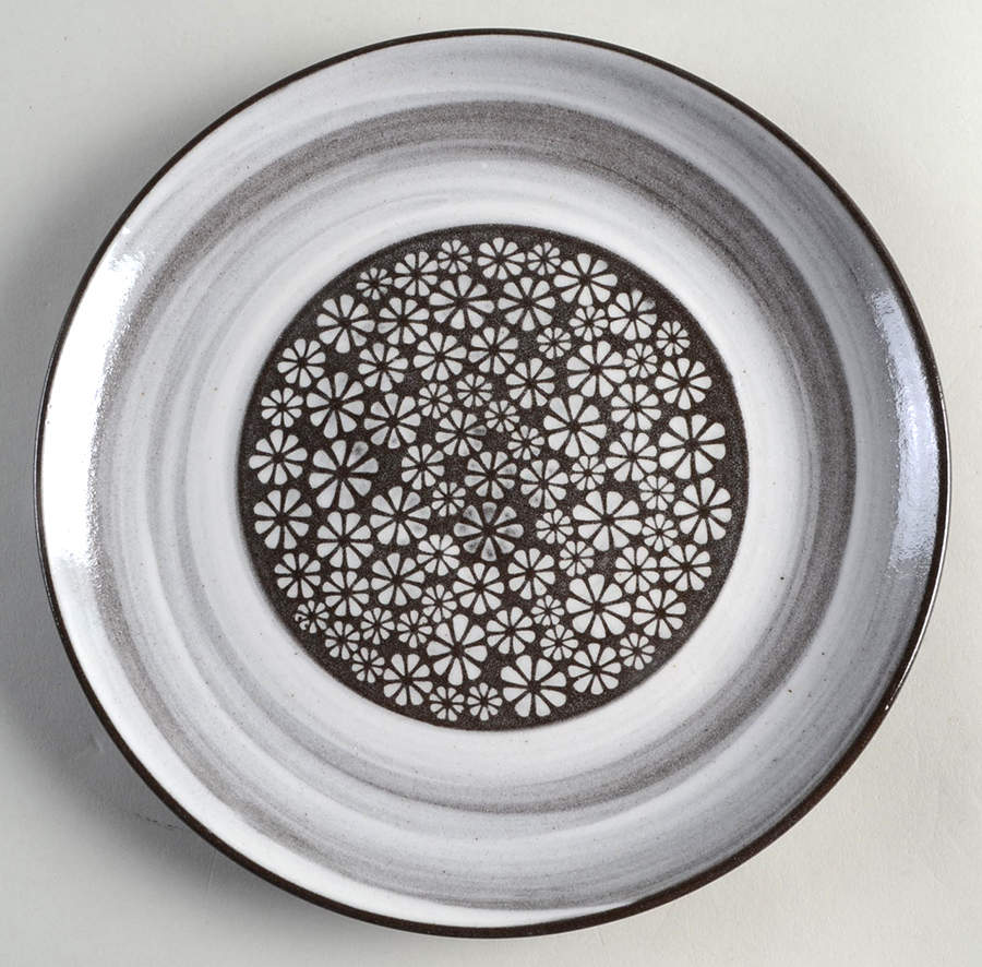 Blossom Chocolate Brown Salad Plate by Pfaltzgraff-1