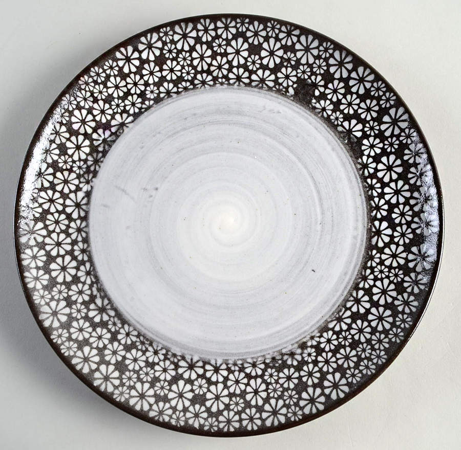 Blossom Chocolate Brown Dinner Plate by Pfaltzgraff-1