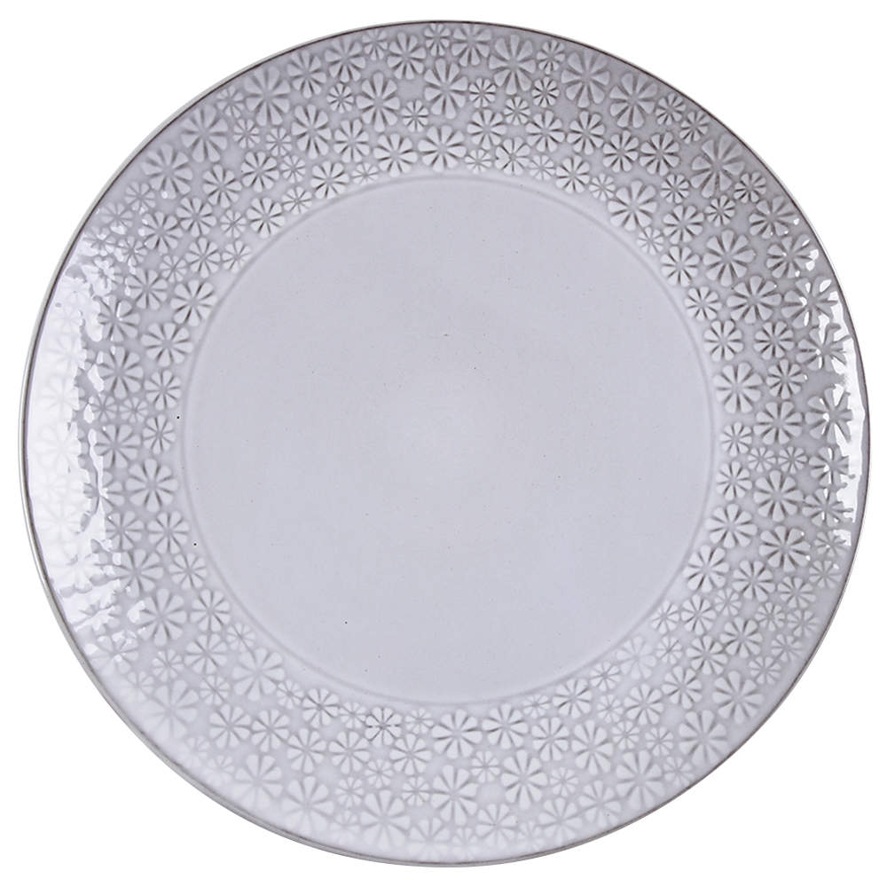 Blossom White Dinner Plate by Pfaltzgraff-1