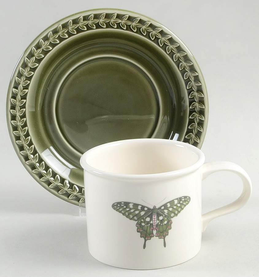 Botanic Garden Harmony Flat Cup & Saucer Set by Portmeirion-1