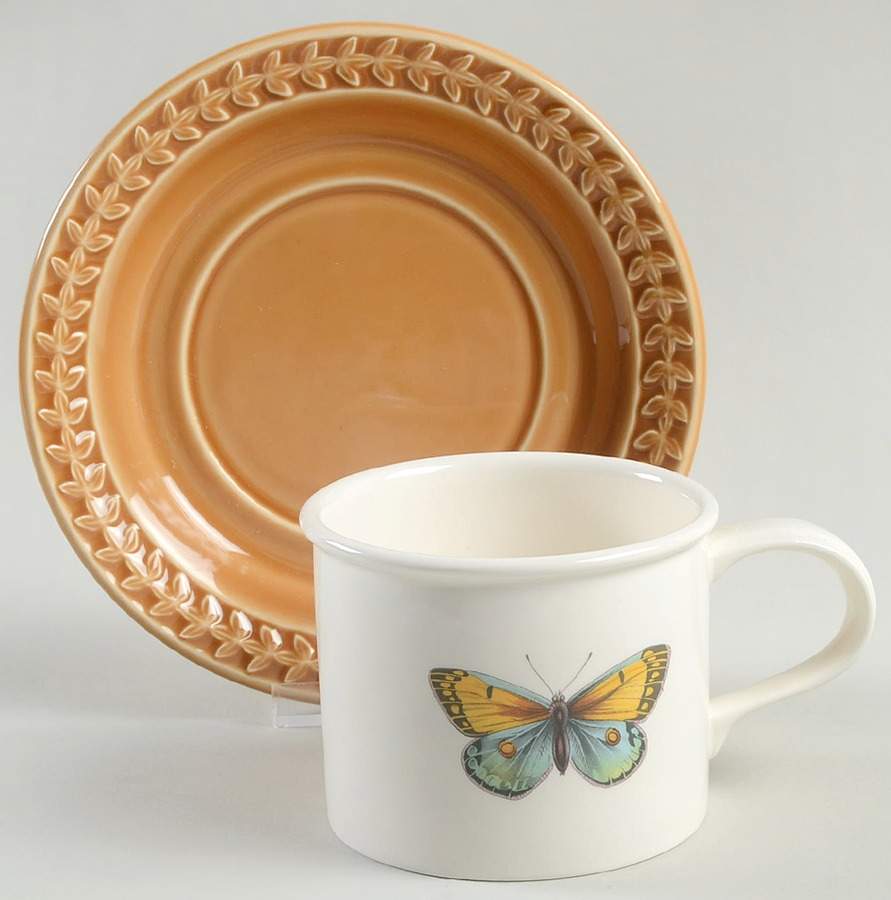 Botanic Garden Harmony Flat Cup & Saucer Set by Portmeirion-1
