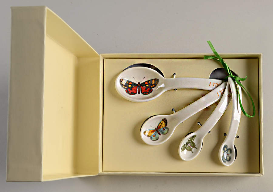 Botanic Garden Harmony (4 Pc) Ceramic Measuring Spoon Set by Portmeirion-1