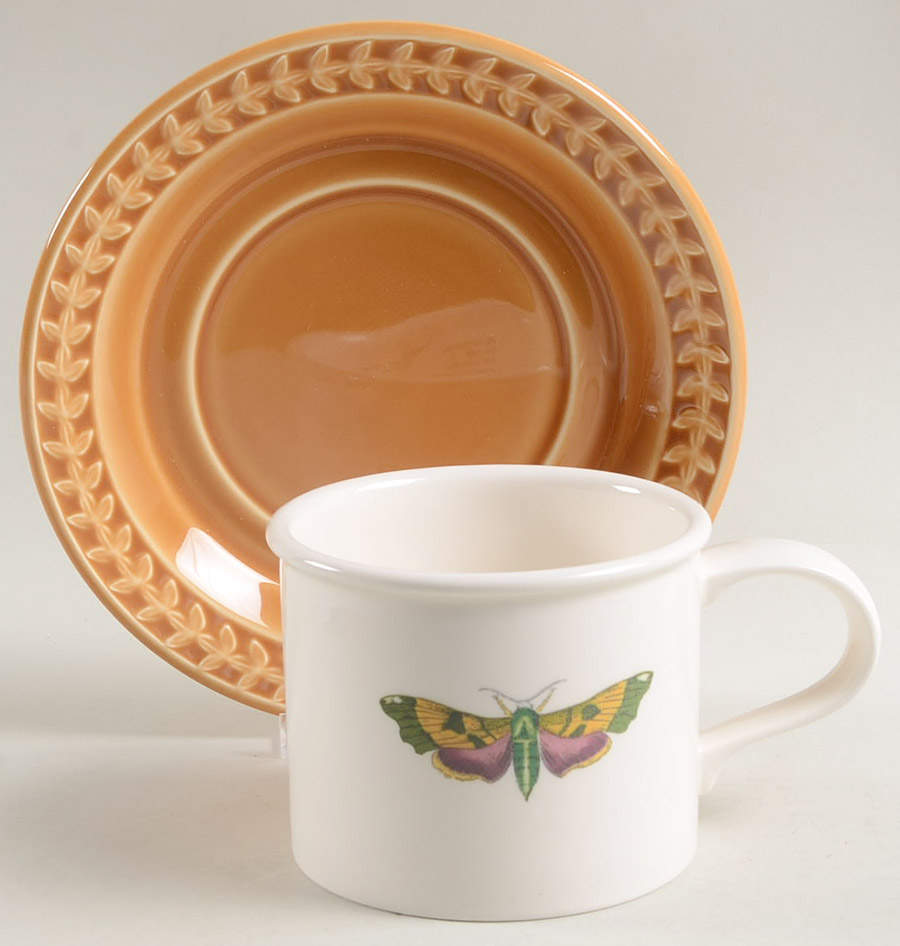 Botanic Garden Harmony Flat Cup & Saucer Set by Portmeirion-1