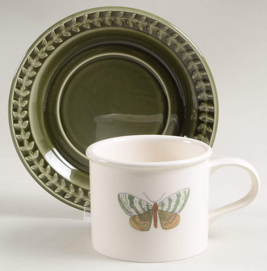 Botanic Garden Harmony Flat Cup & Saucer Set by Portmeirion-1
