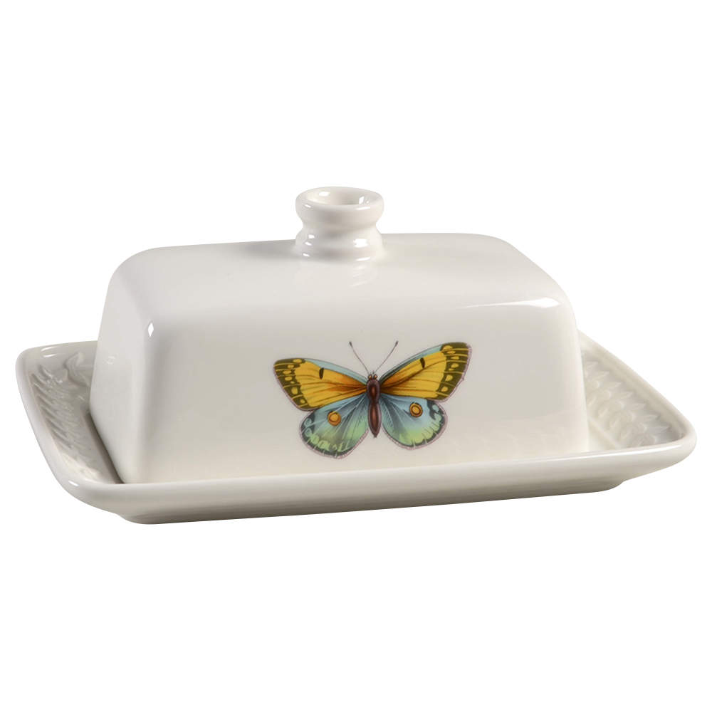 Botanic Garden Harmony 1/4 Lb Covered Butter by Portmeirion-1