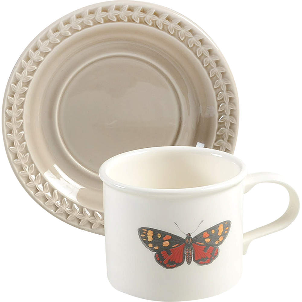 Botanic Garden Harmony Flat Cup & Saucer Set by Portmeirion-1