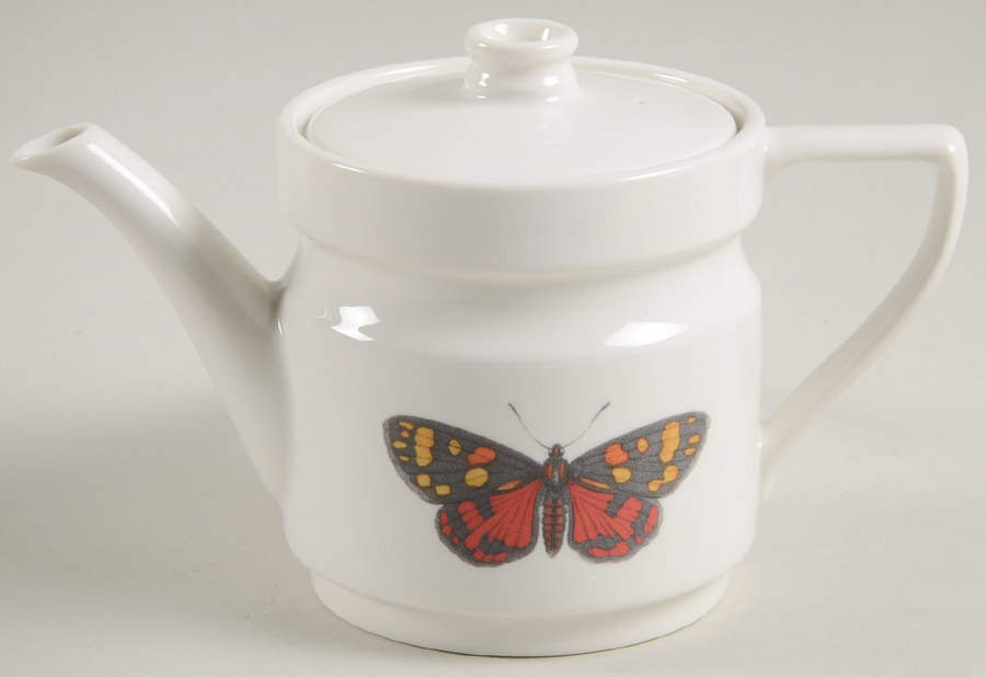 Botanic Garden Harmony Teapot for Individual Teapot & Lid with Cup by Portmeirion-1