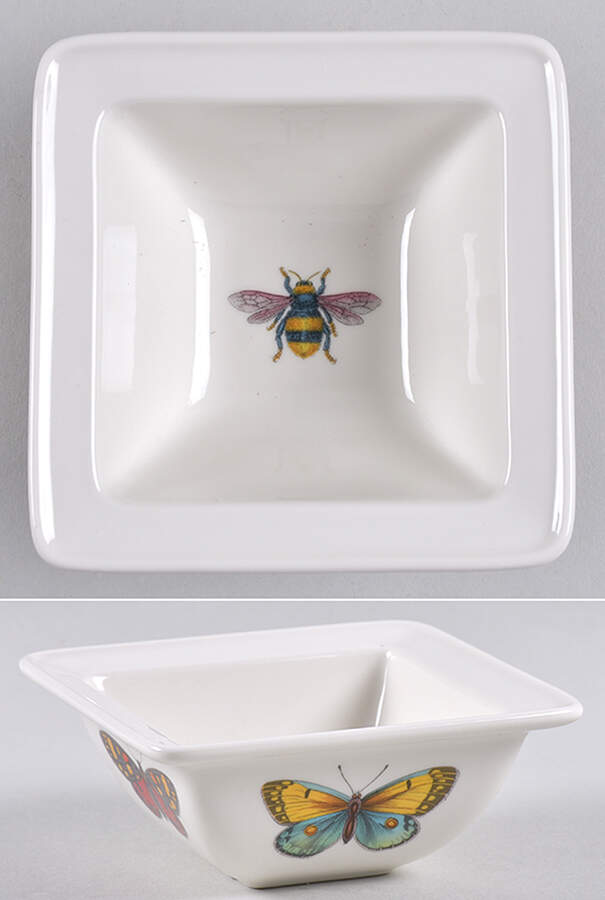 Botanic Garden Harmony 4" Square Dish by Portmeirion-1