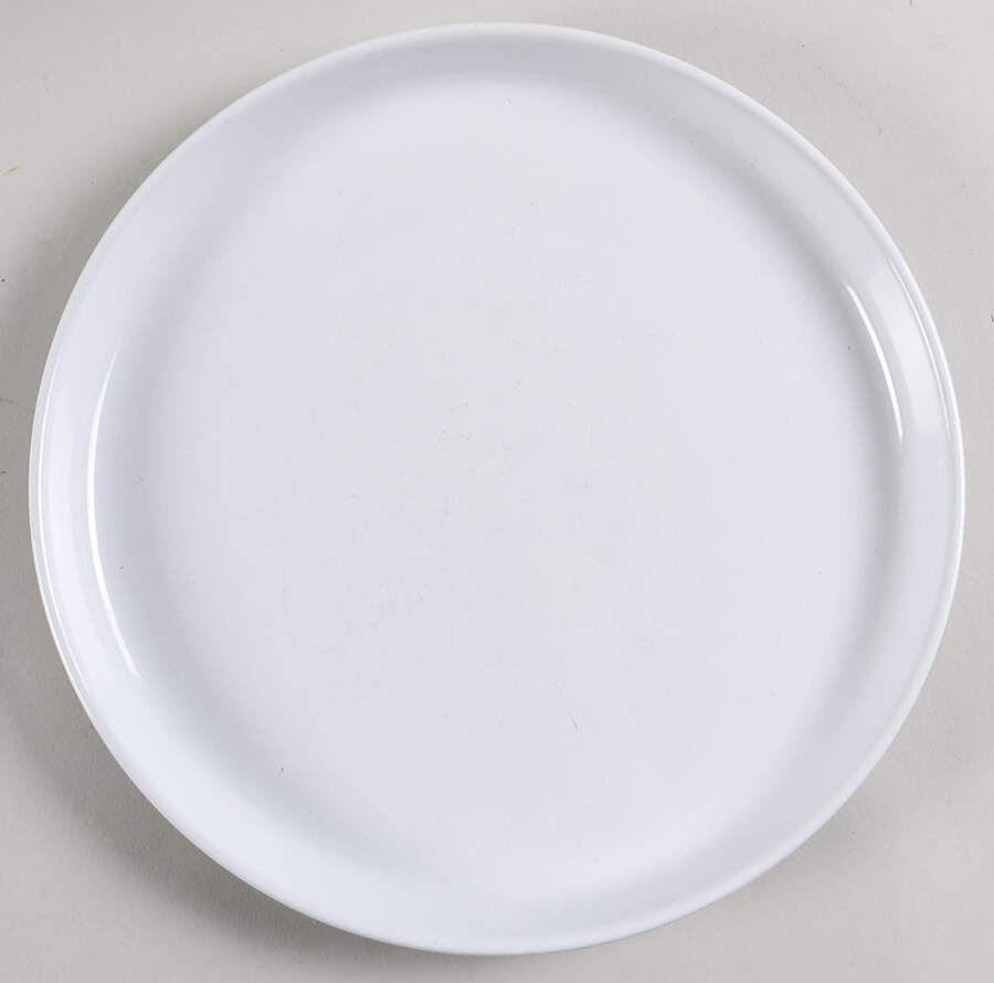 Stackable White Dinner Plate by Pier 1-1