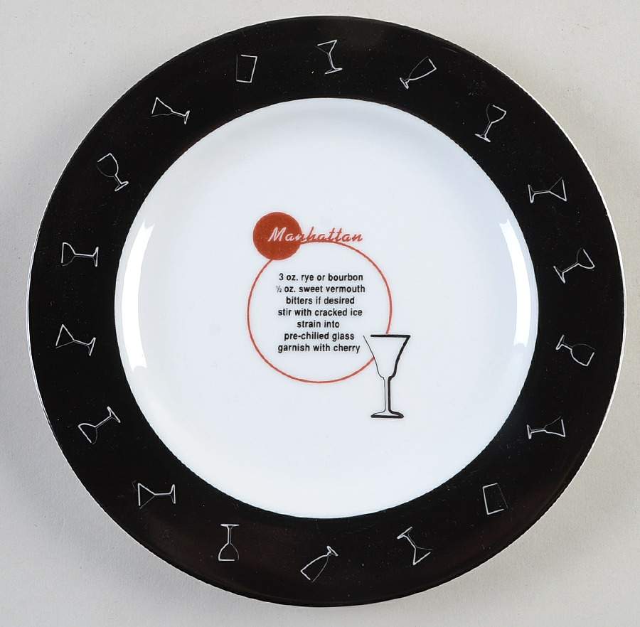 Retro Bar Salad Plate by Pottery Barn China-1