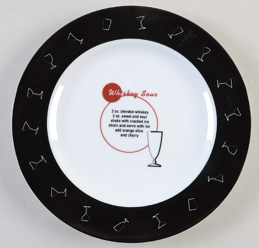 Retro Bar Salad Plate by Pottery Barn China-1