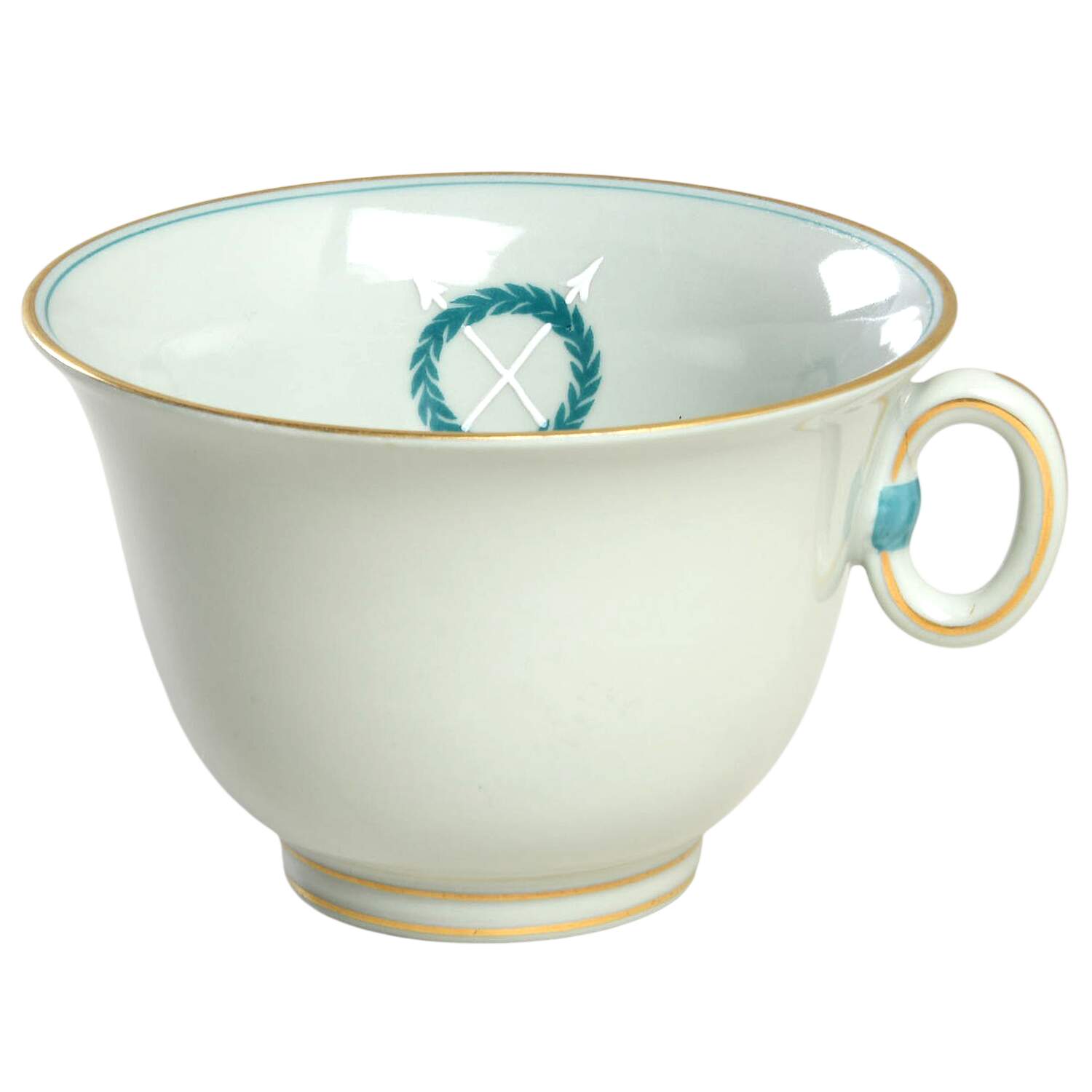 9127 Green Flat Cup by Pirkenhammer-1