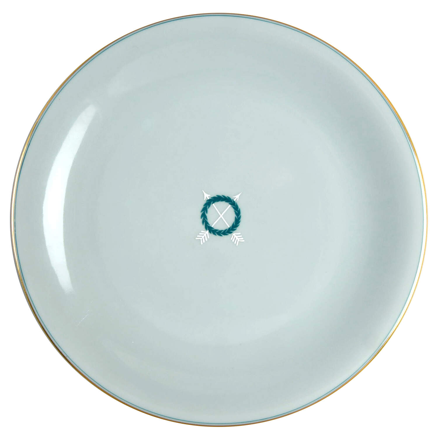 9127 Green Dinner Plate by Pirkenhammer-1