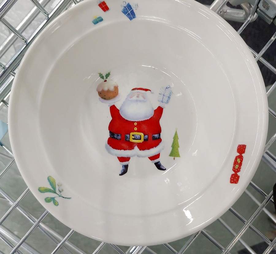 Paw Prints in the Snow Rim Cereal Bowl by Portmeirion-1