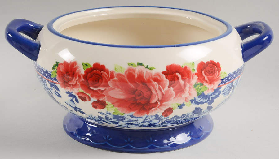 Heritage Floral Tureen No Lid by Pioneer Woman-1