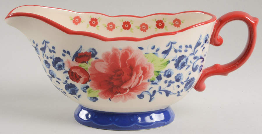 Heritage Floral Gravy Boat by Pioneer Woman-1