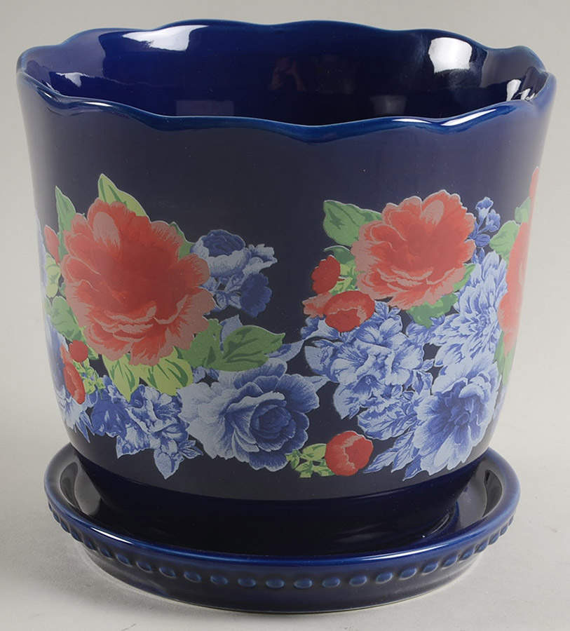 Heritage Floral 6" Planter Pot by Pioneer Woman-1