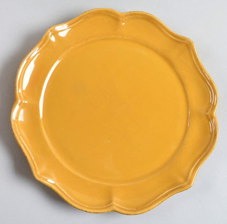 French Country (Yellow) Dinner Plate by Pierre Deux-1