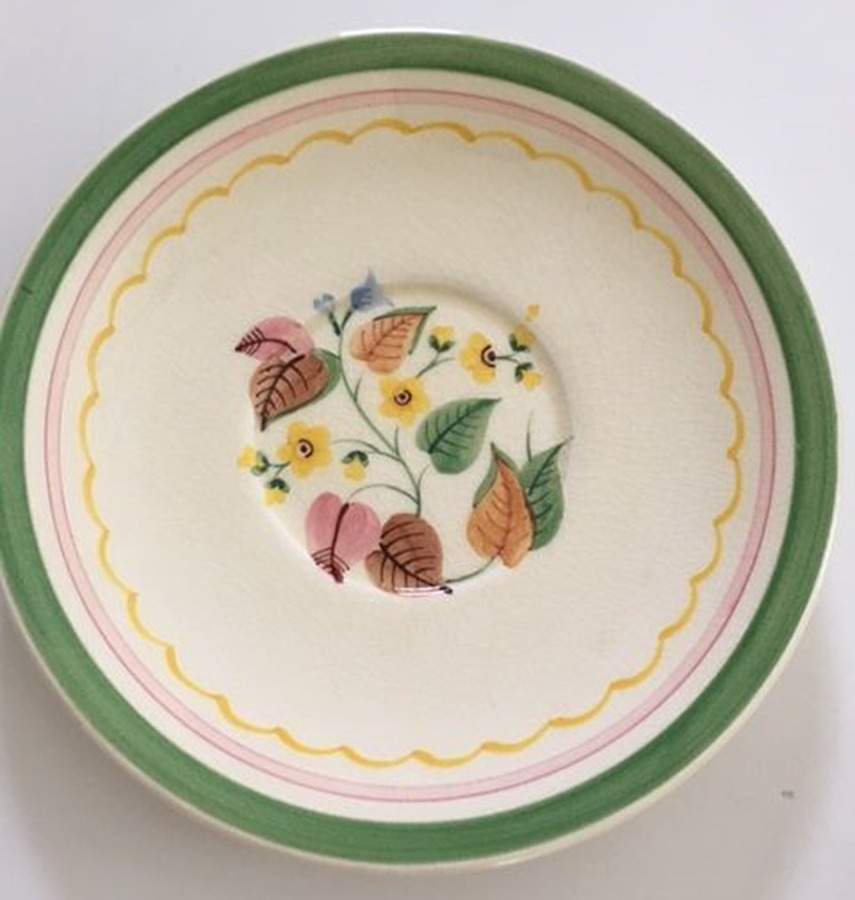 Amberone Saucer for Cream Soup Bowl by Pountney-1