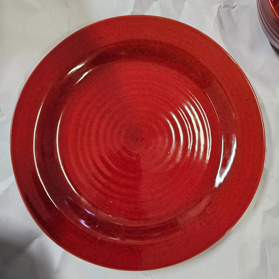 Maddison Spice Red Dinner Plate by Pier 1-1