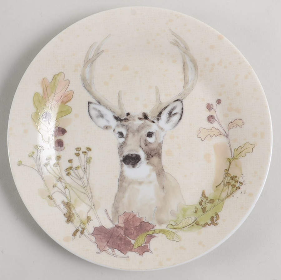 Woodland Wreath-Woodland Retreat Salad Plate by Pfaltzgraff-1