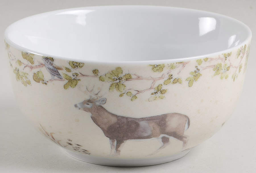 Woodland Wreath-Woodland Retreat Soup/Cereal Bowl by Pfaltzgraff-1