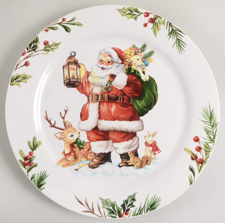Winter Wonderland Dinner Plate by Pier 1-1