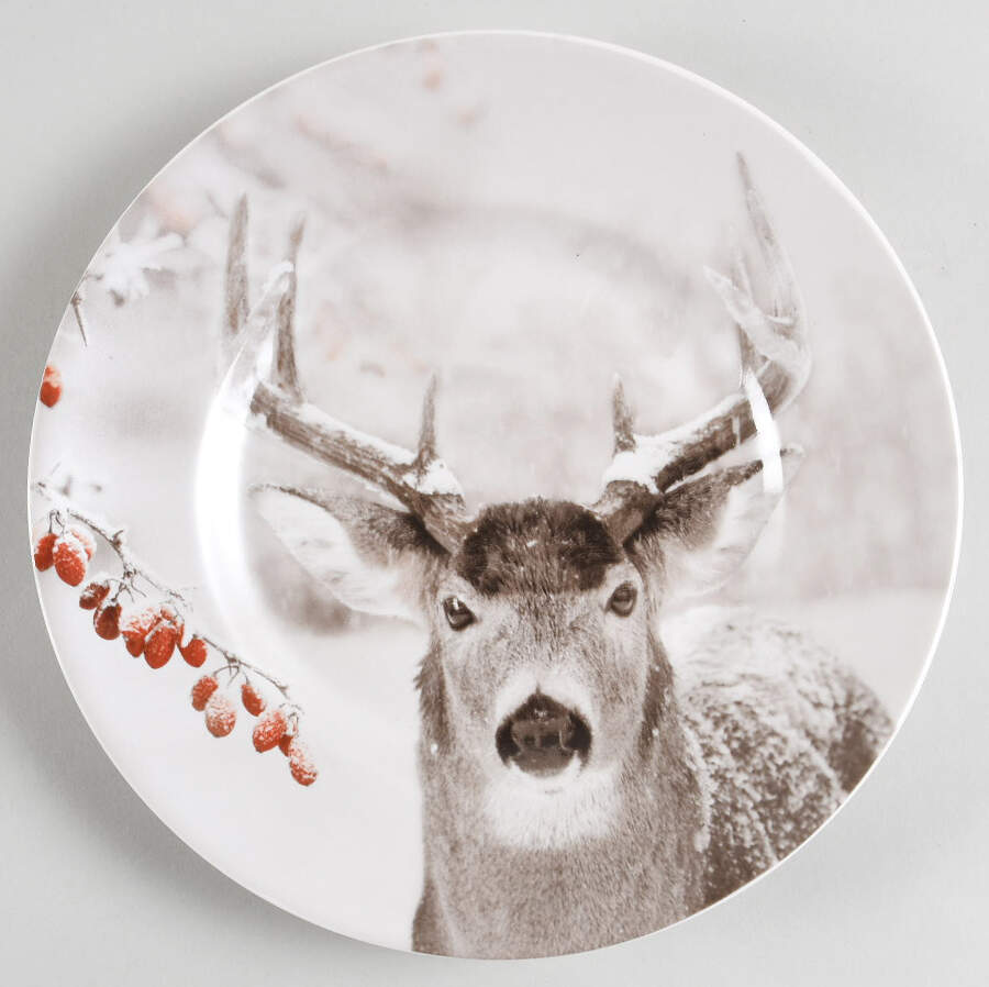 Winter Forest Salad Plate by Pier 1-1