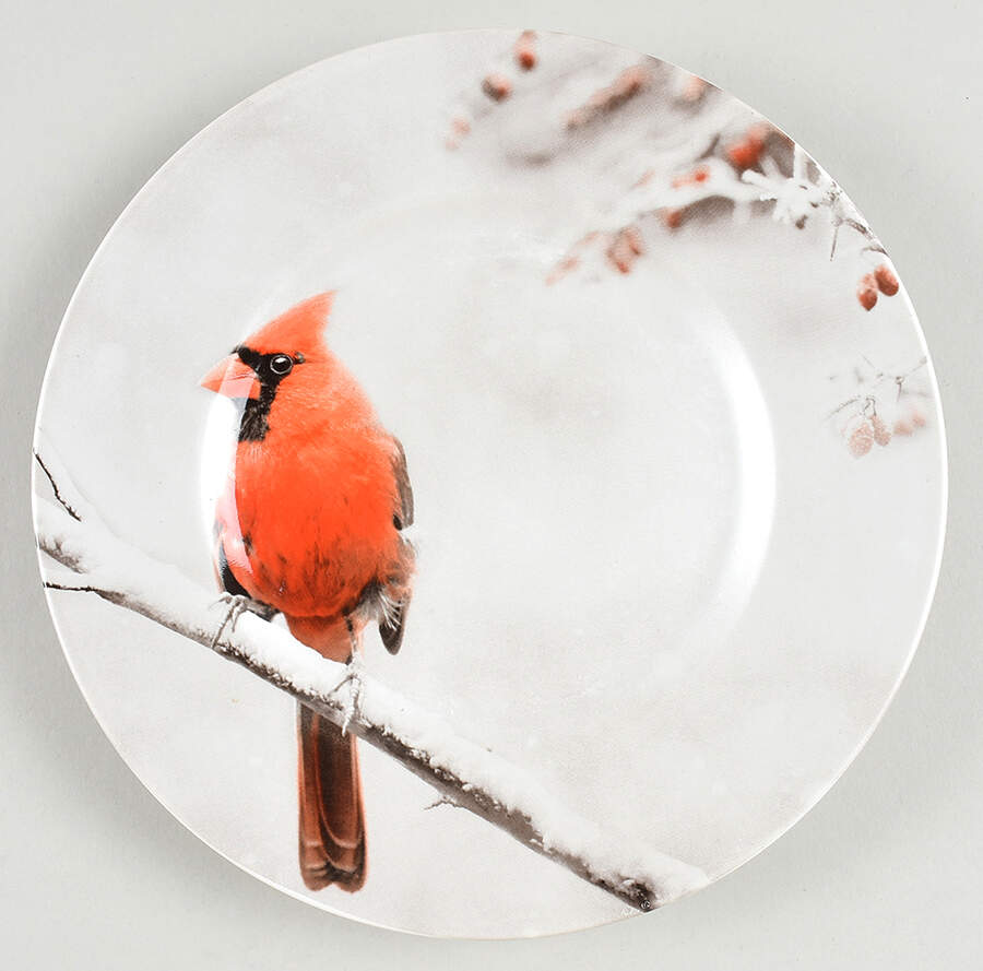 Winter Forest Salad Plate by Pier 1-1