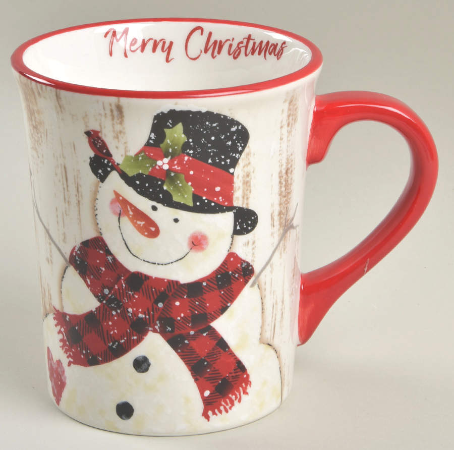 Country Snowman Mug by Potter's Studio-1