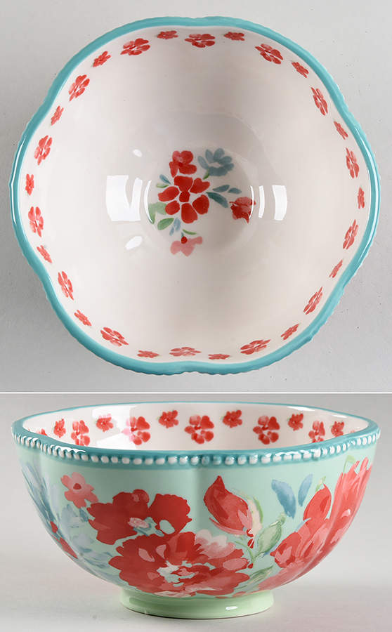 Gorgeous Garden Soup/Cereal Bowl by Pioneer Woman-1